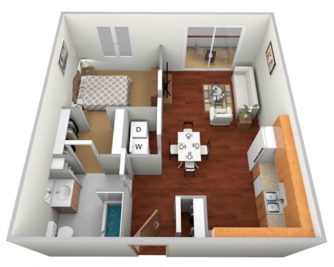 1 bed 1 bath at Somerset Apartments, Fergus Falls, 56537